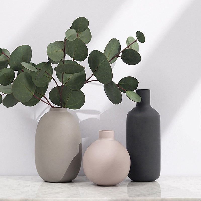 Kolekcja fińskich ceramicznych wazonów Verve