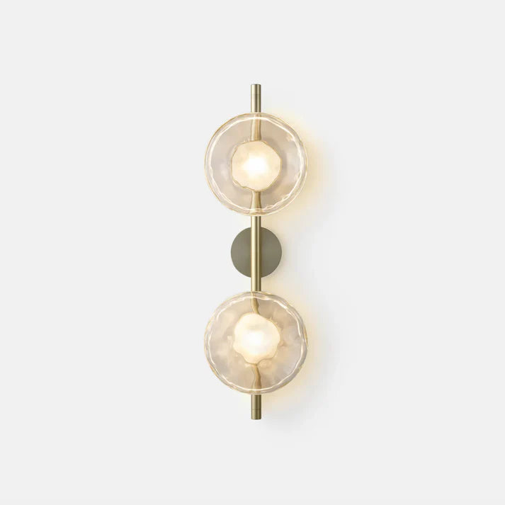 Lampada da parete in vetro Orbita