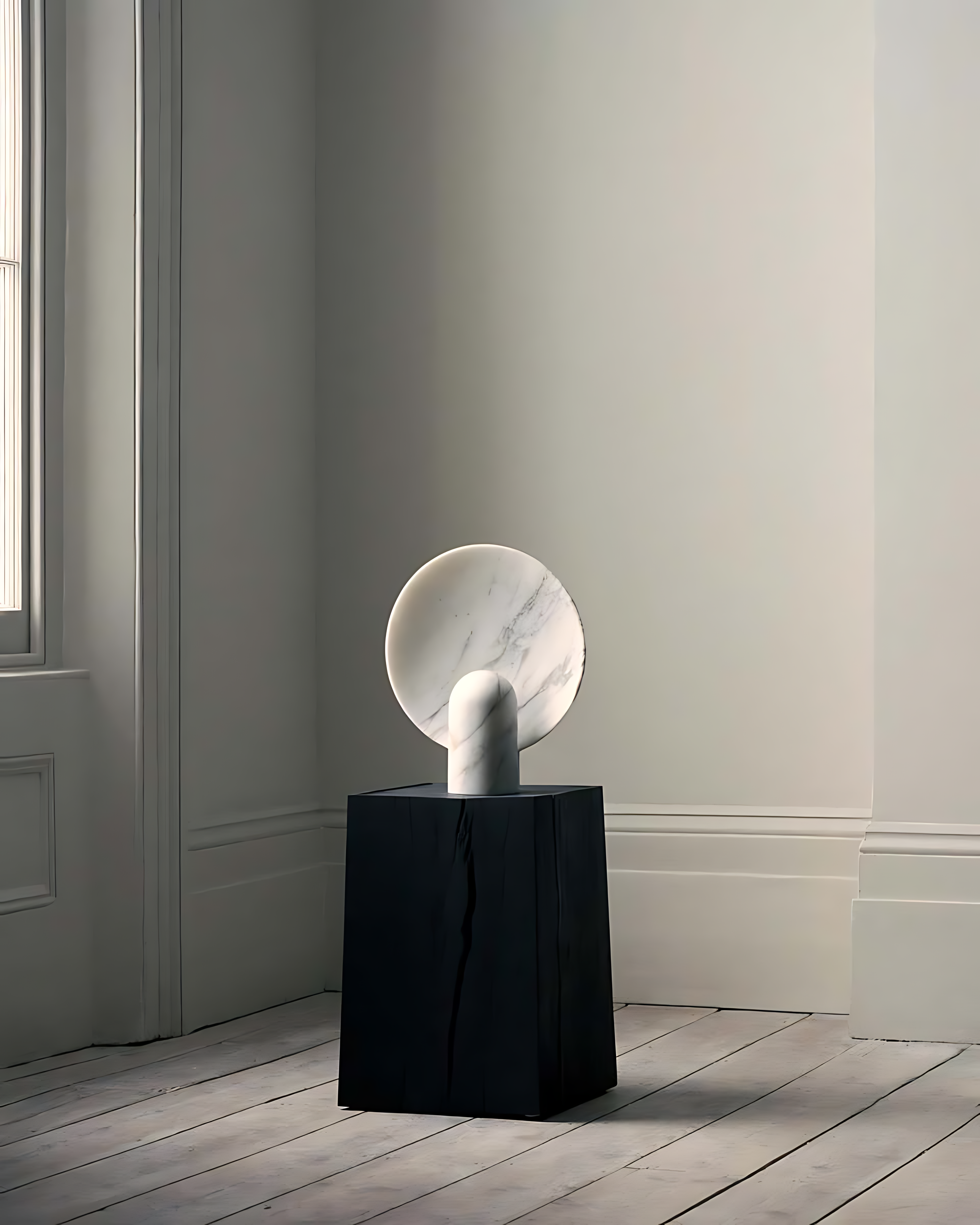 Stolna lampa Celeste - bijeli mramor
