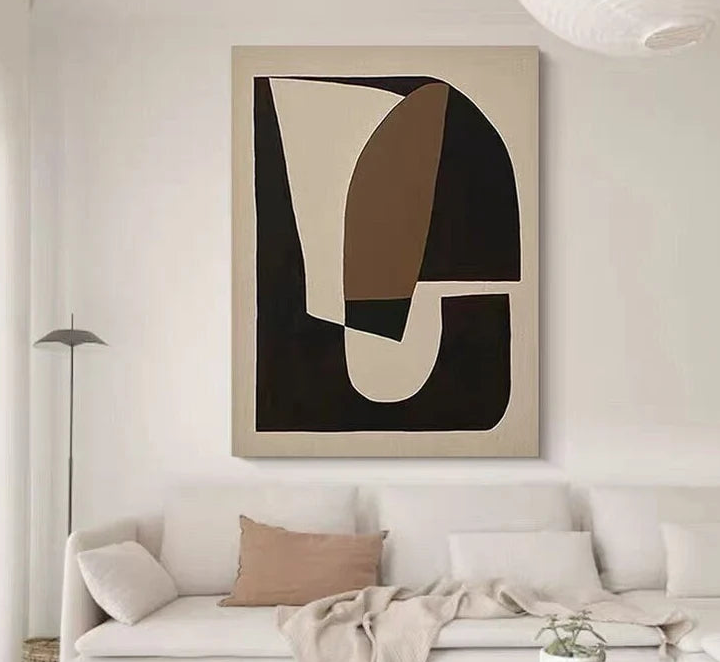 Abstracții de tonuri pământești