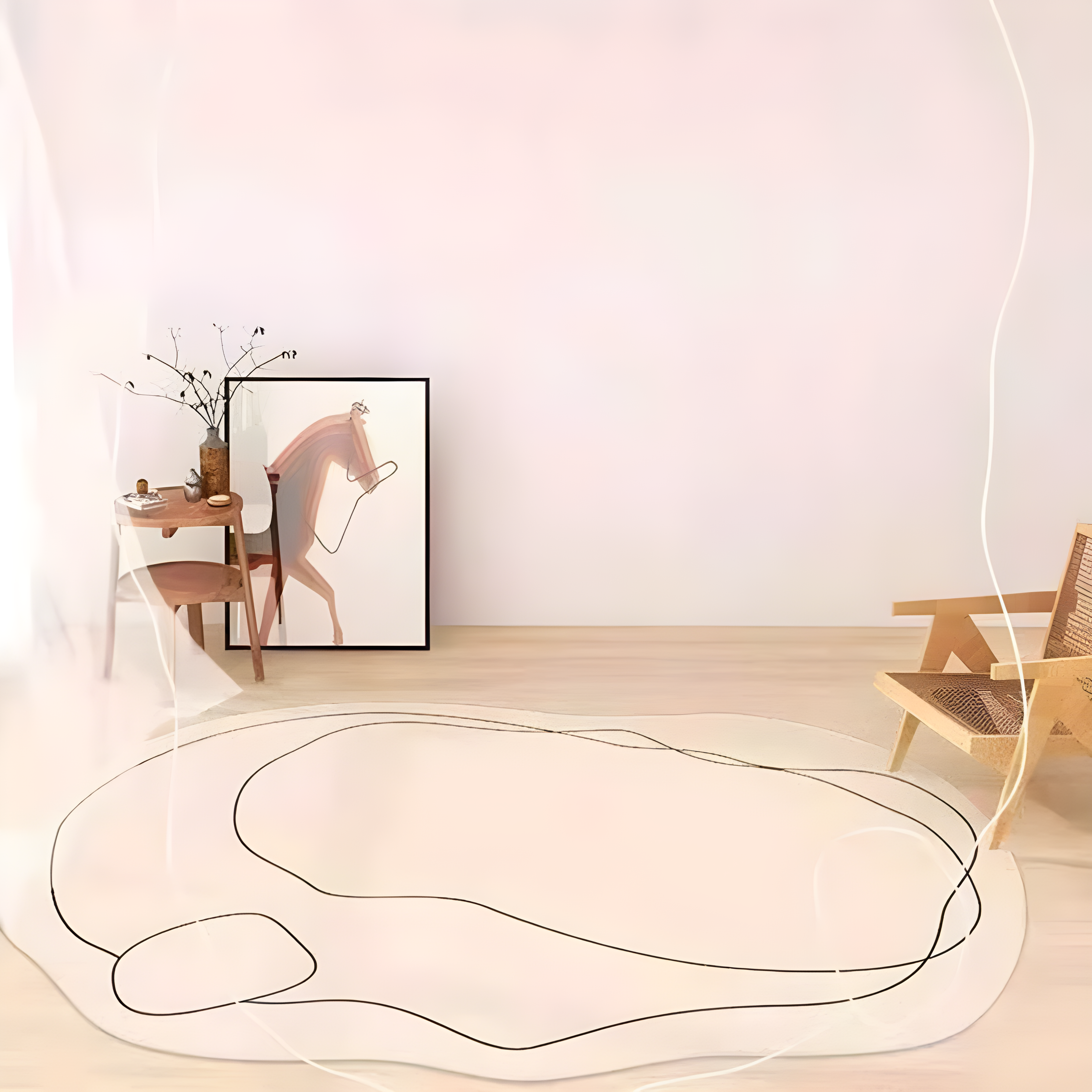 Scandi Basitlik Rug Serisi