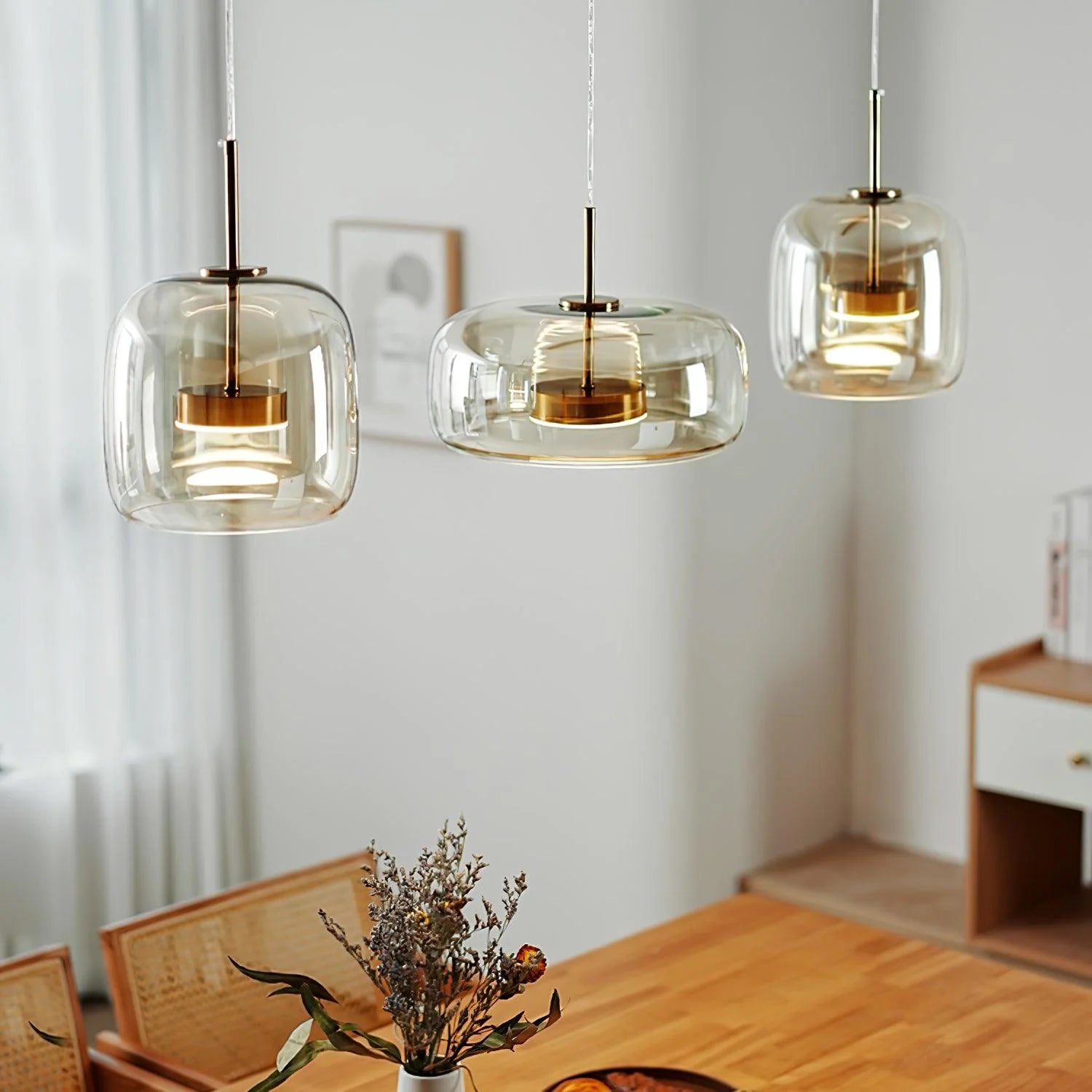Lampade a sospensione in vetro