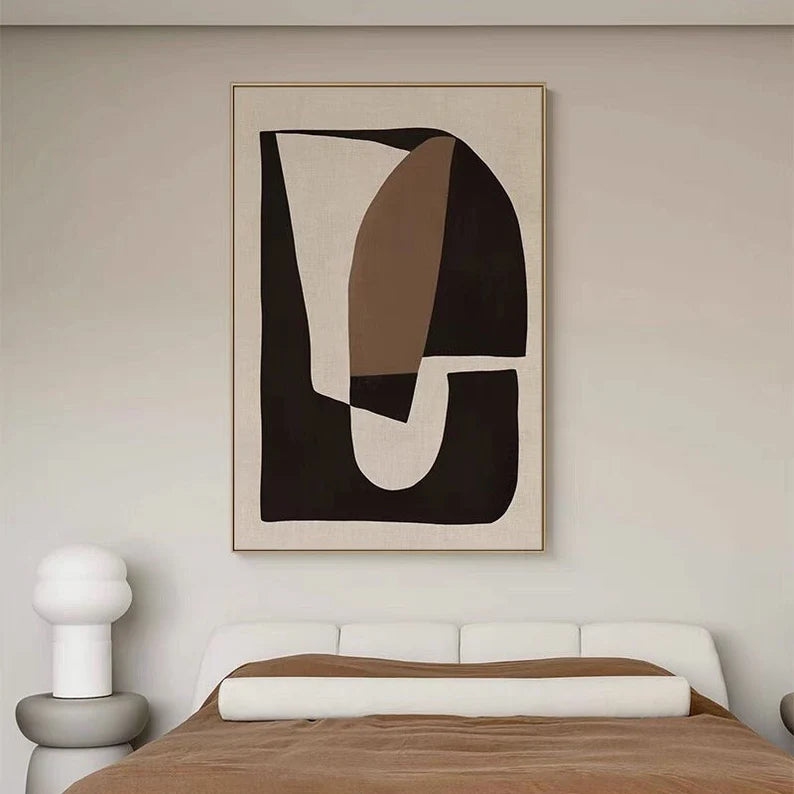 Abstracții de tonuri pământești