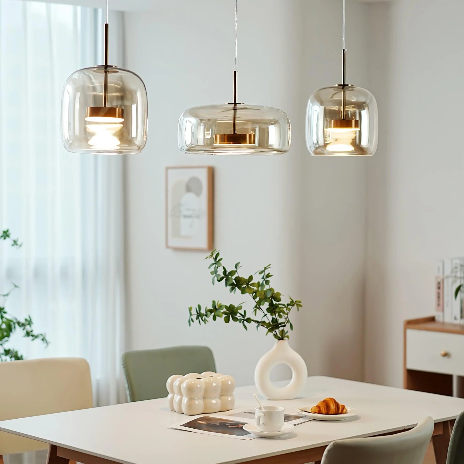 Lampade a sospensione in vetro