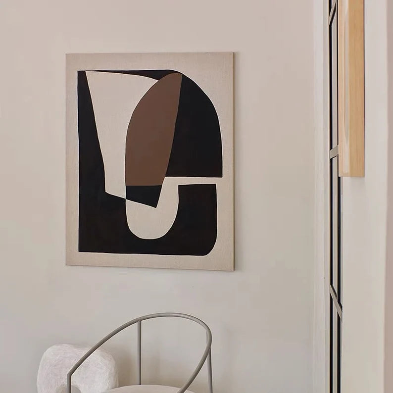 Abstracții de tonuri pământești