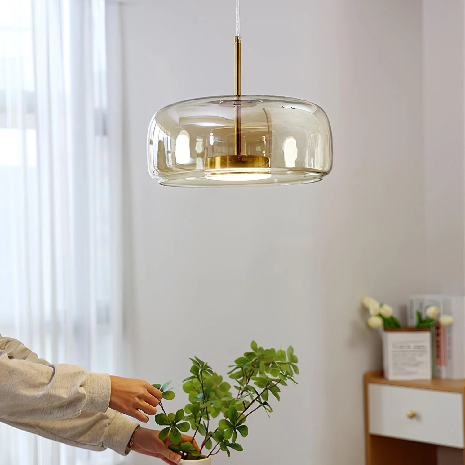 Lampade a sospensione in vetro