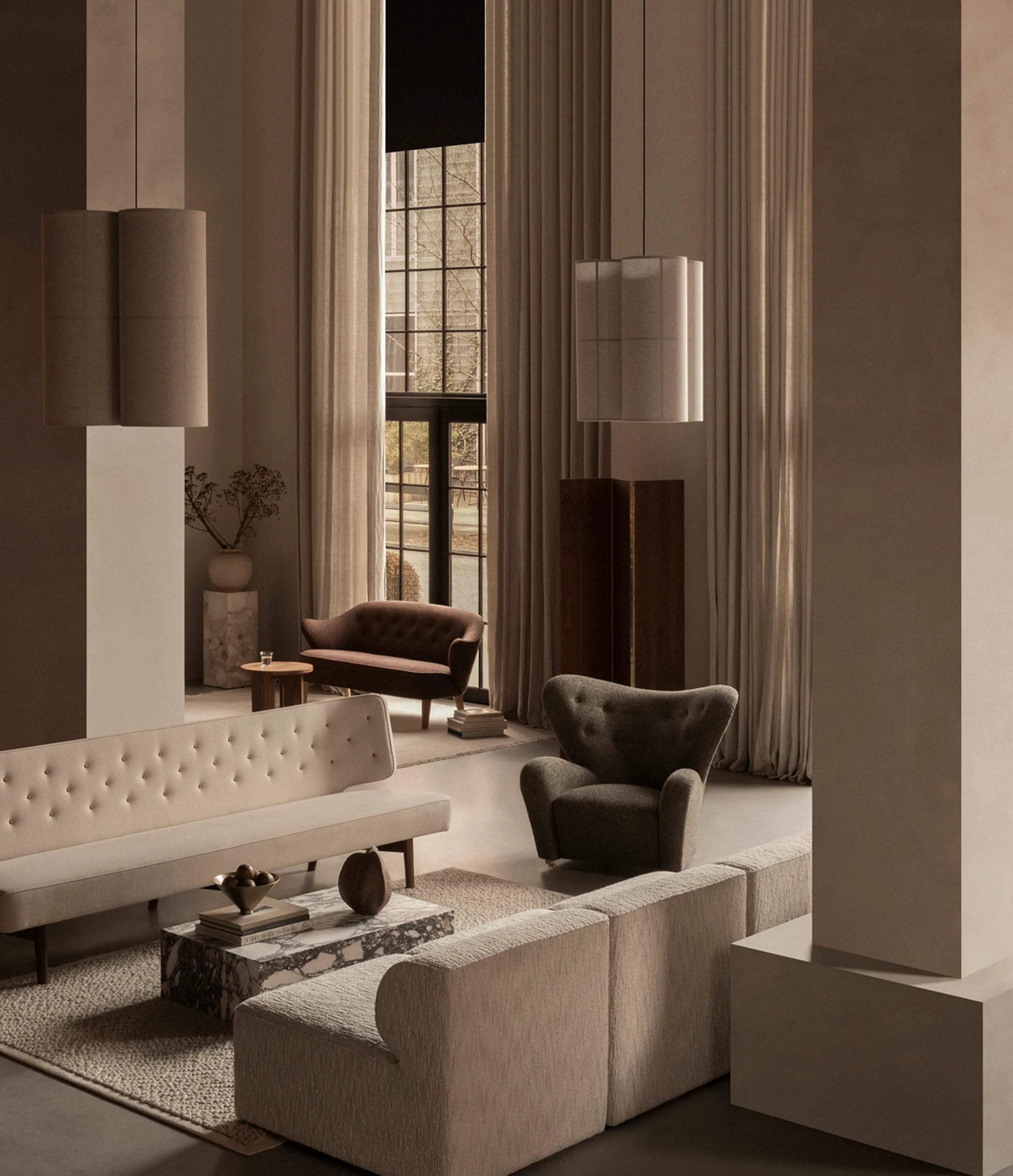 Hinoki Cluster Pendant Lamp