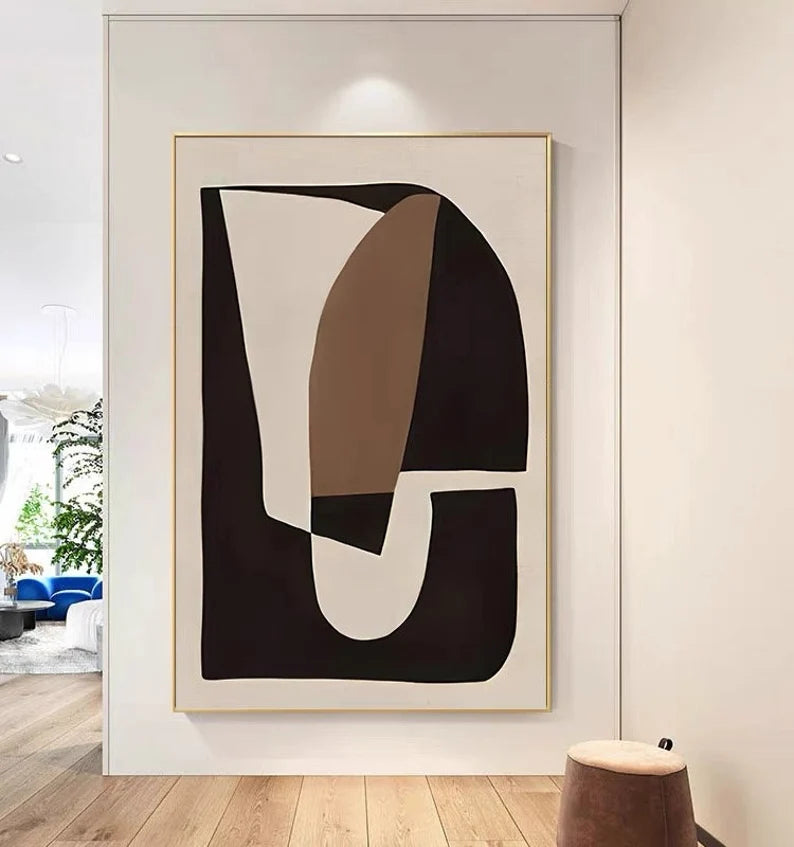 Abstracții de tonuri pământești