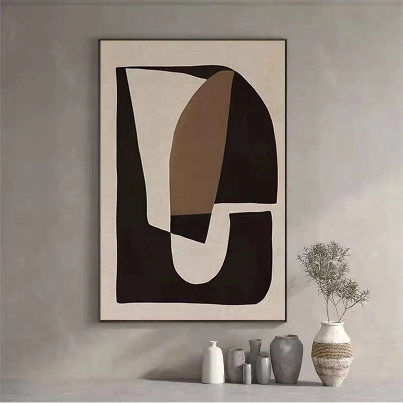 Abstracții de tonuri pământești