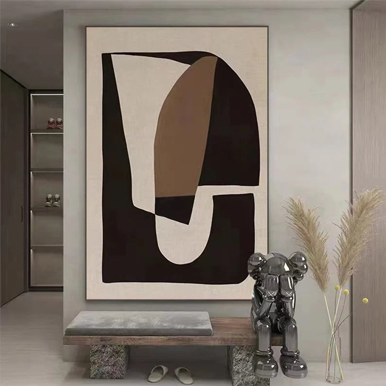 Abstracții de tonuri pământești