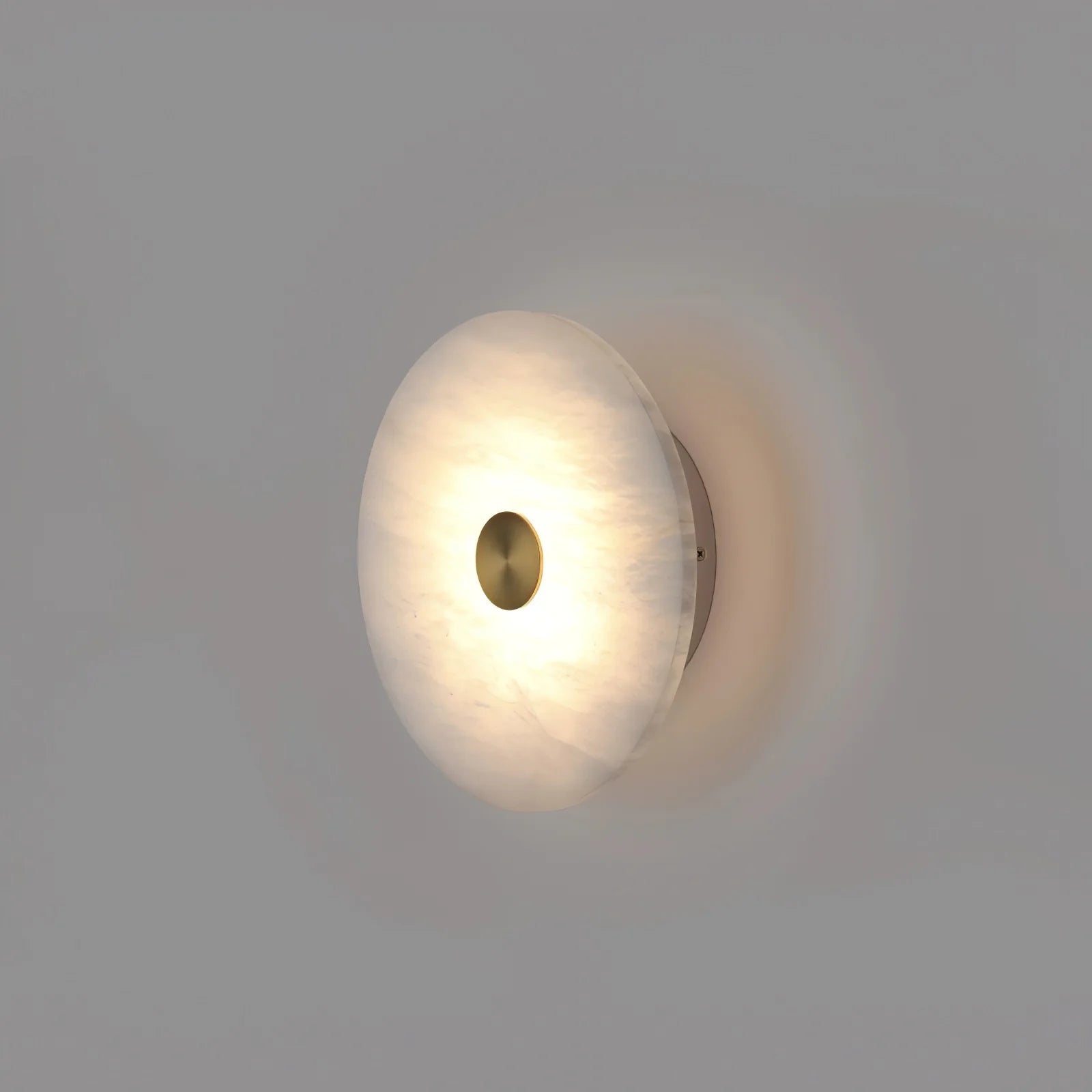 Lampa de perete cu disc - piatră naturală de marmură