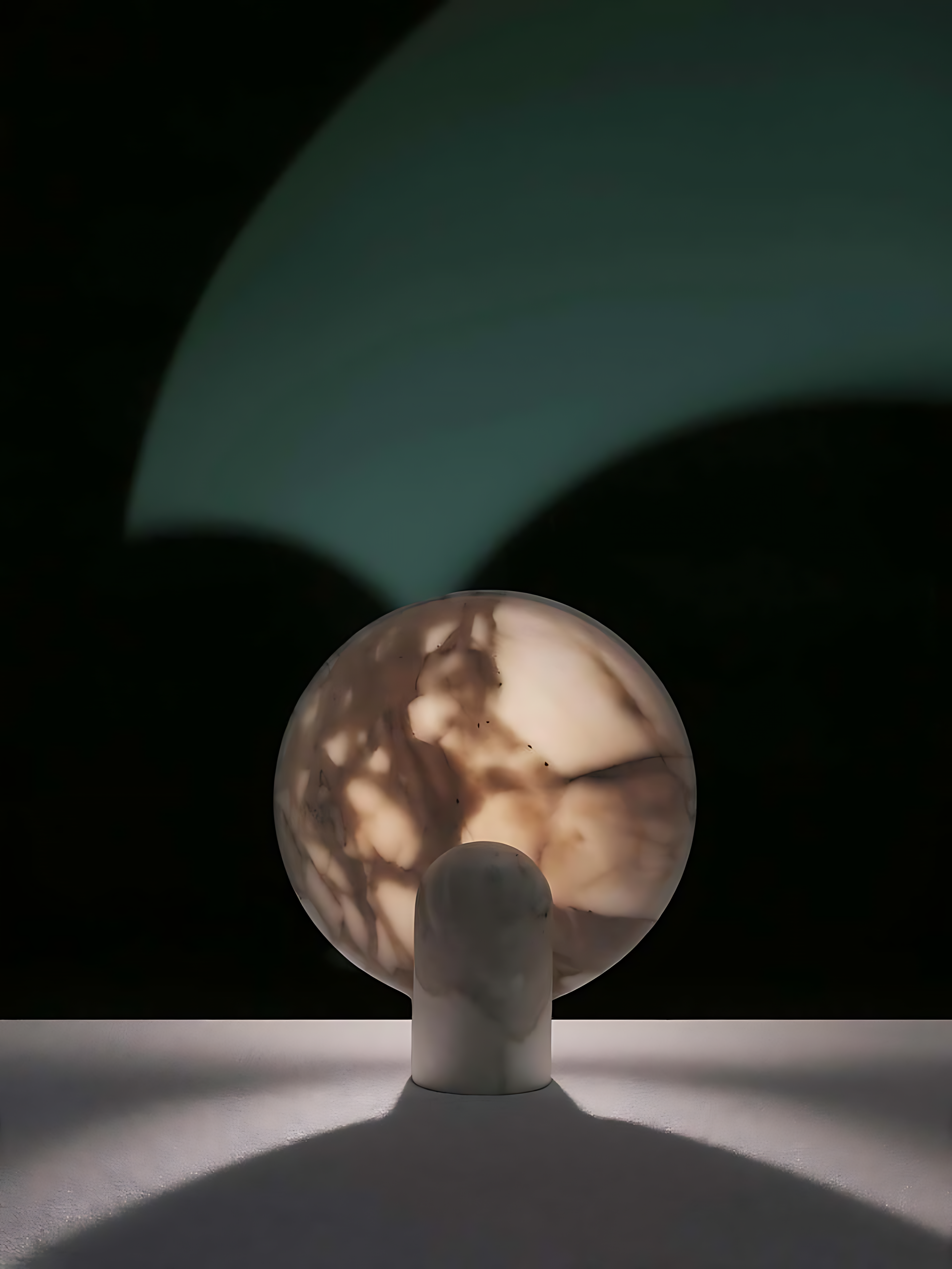 Stolna lampa Celeste - bijeli mramor