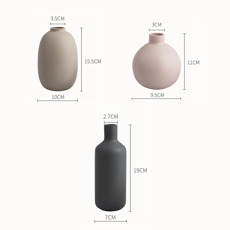 Kolekcja fińskich ceramicznych wazonów Verve