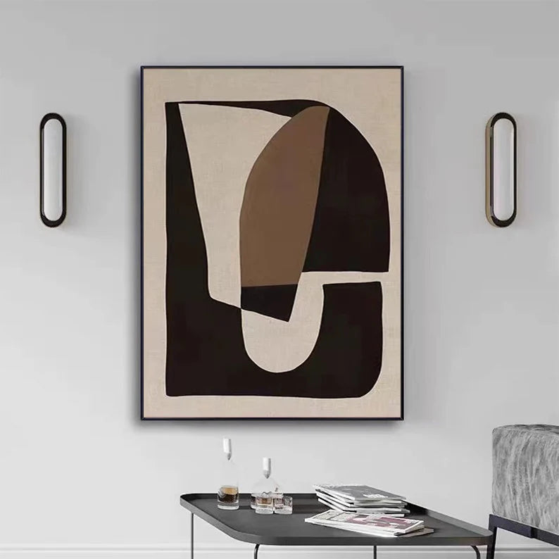 Abstracții de tonuri pământești