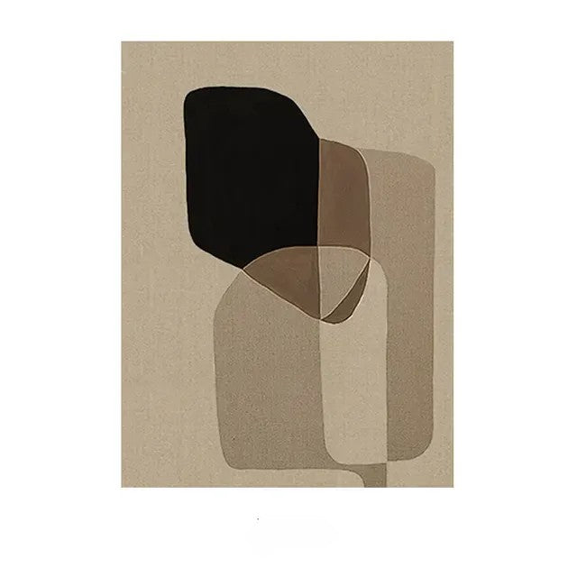 Abstracții de tonuri pământești