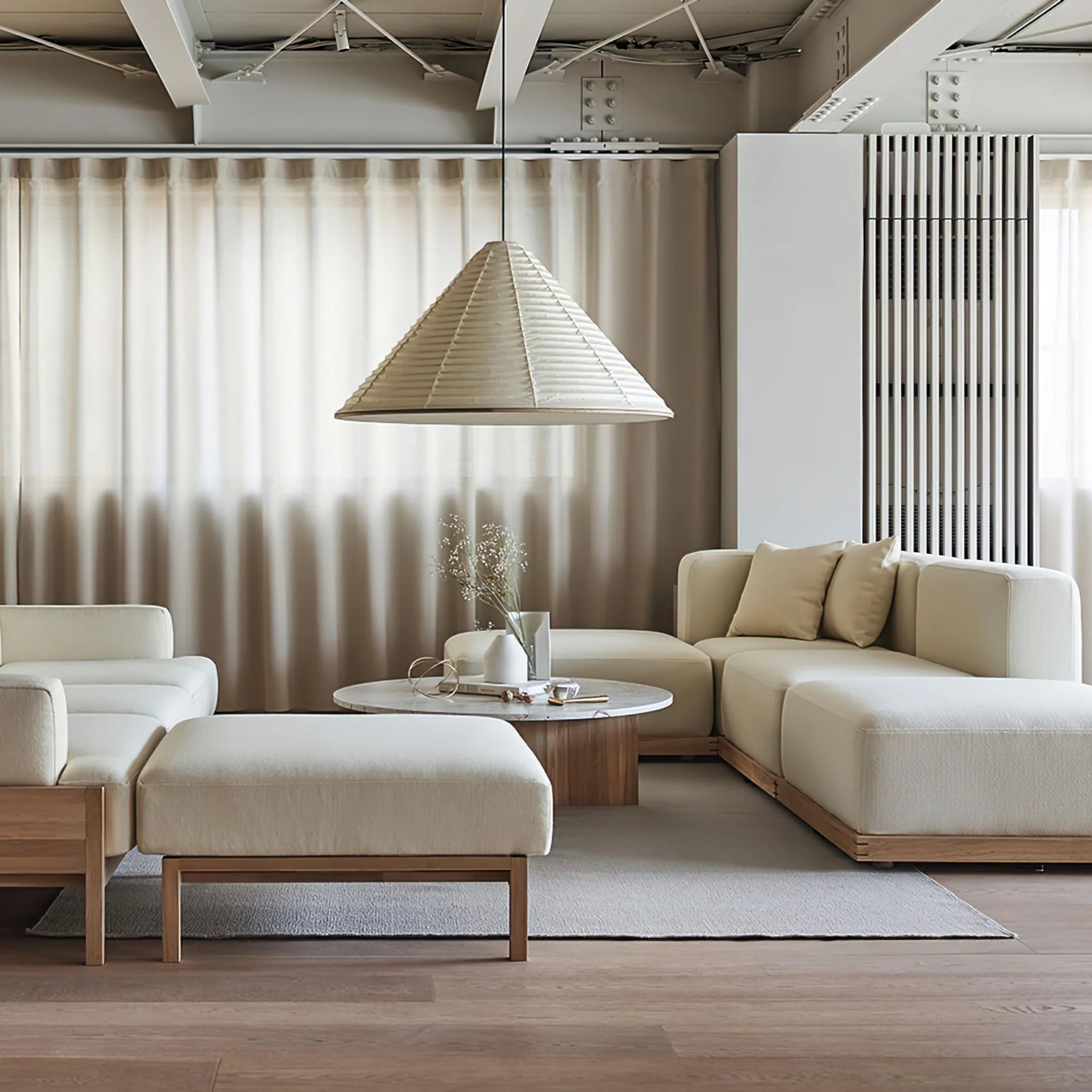 Cone Washi Pendant Light
