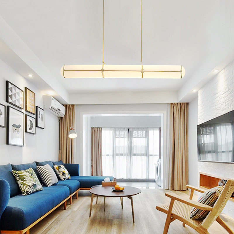 Cylindrical Endless Pendant Light