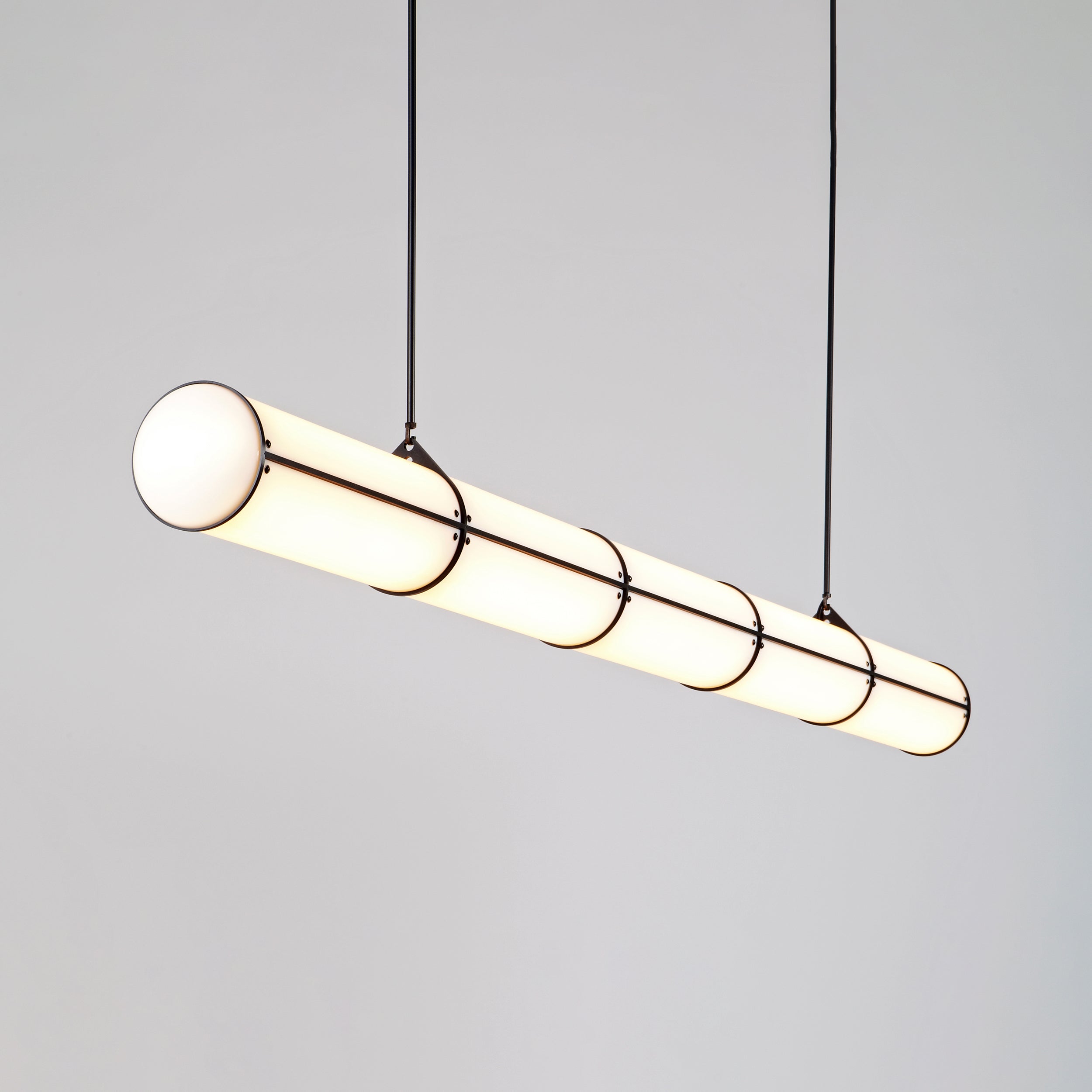 Cylindrical Endless Pendant Light