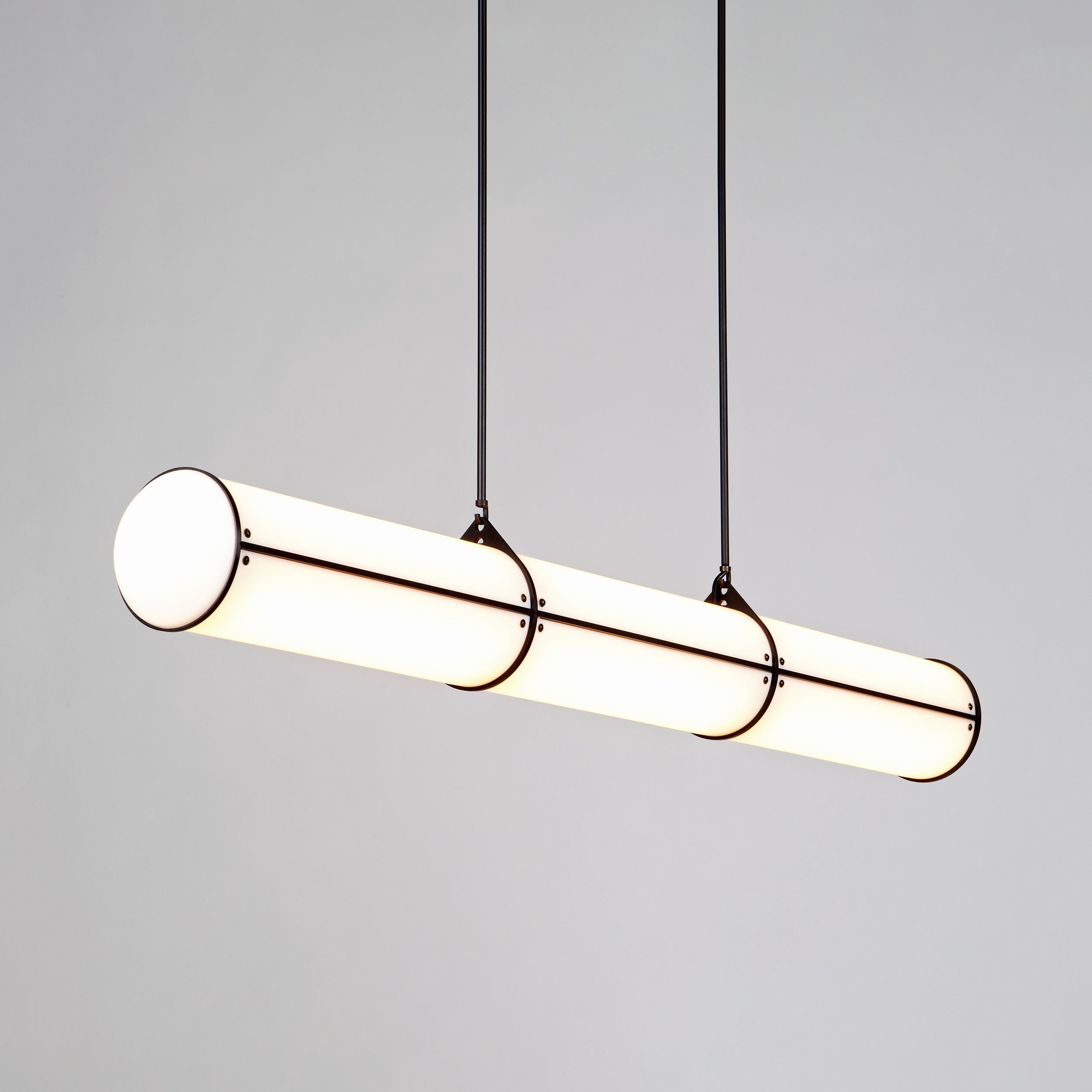 Cylindrical Endless Pendant Light