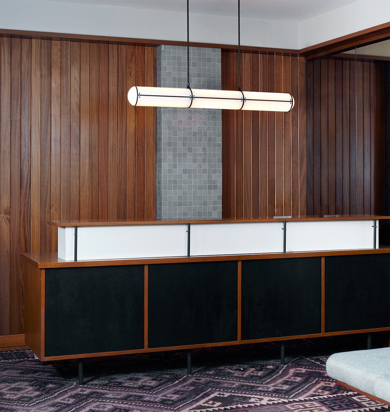 Cylindrical Endless Pendant Light