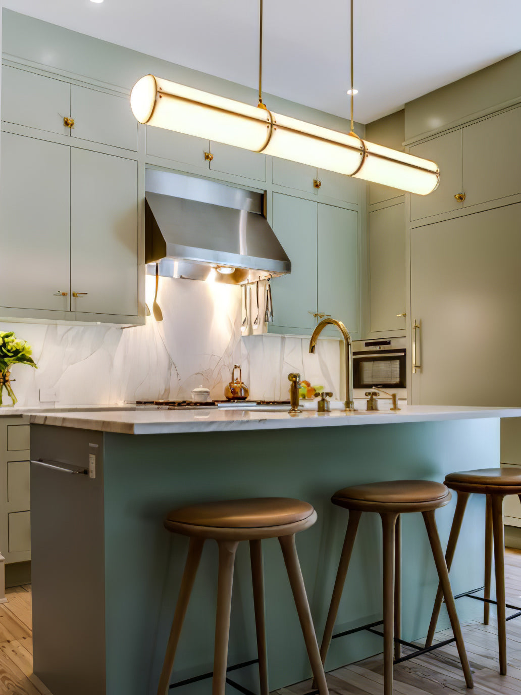Cylindrical Endless Pendant Light