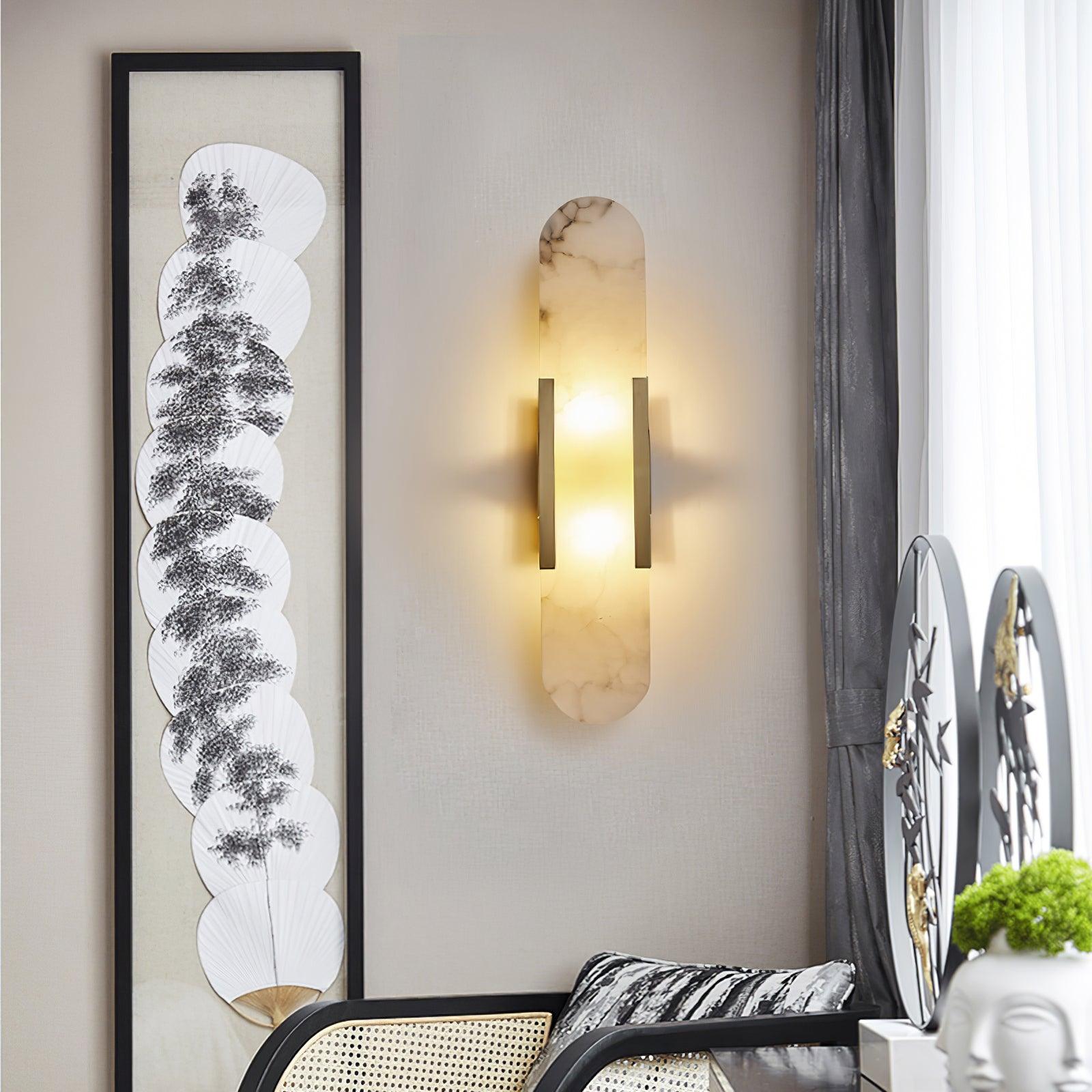 Melange Wall Lamp – Marble Natural Stone