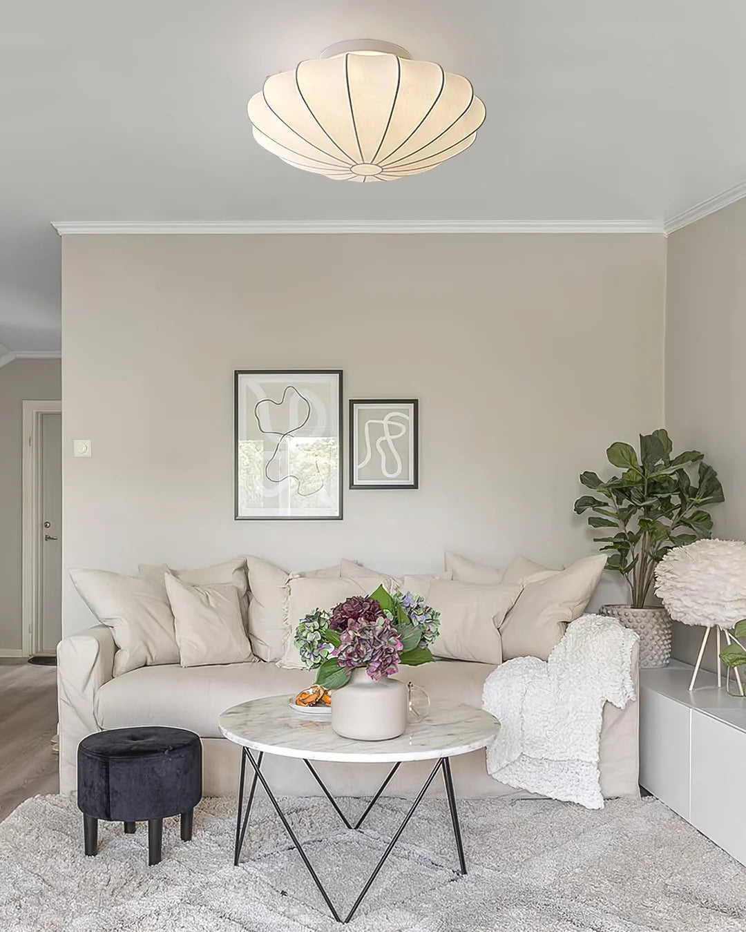 Lampada da soffitto Nelson Saucer
