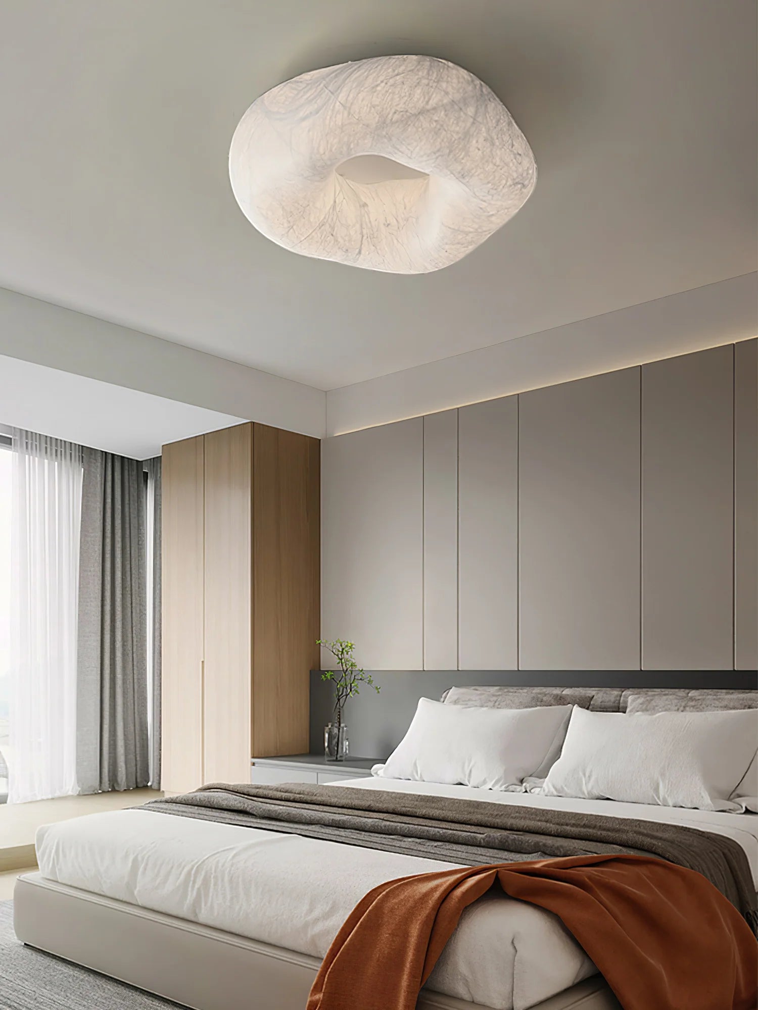 Yunduo İpek Tavan Lambası