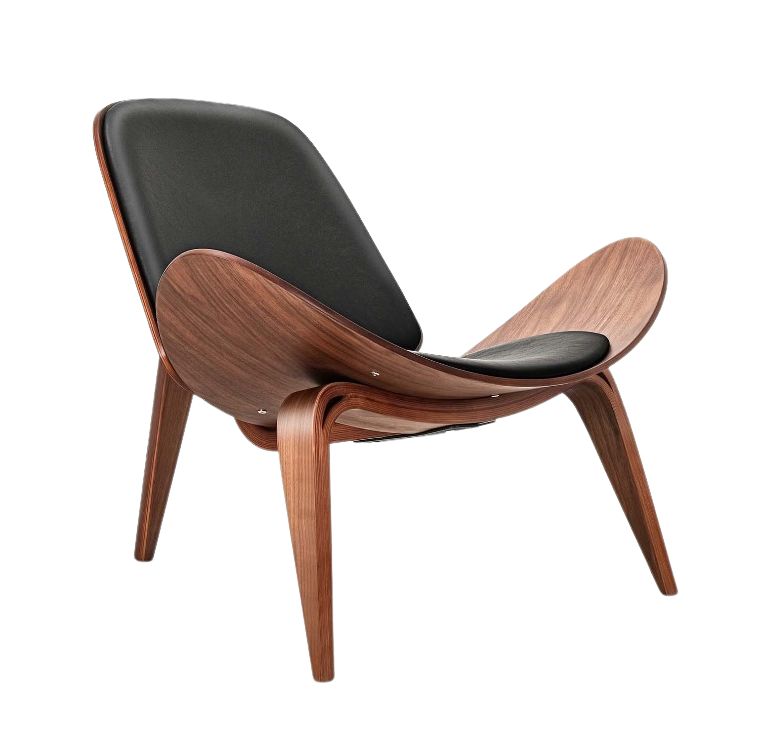 Mid century 2025 modern shell chair