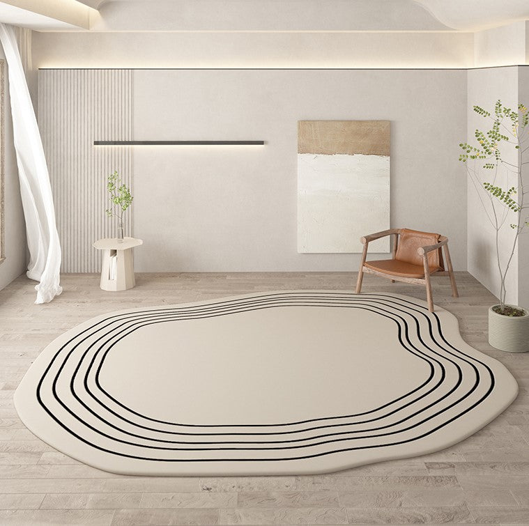 Moderná minimalistická kolekcia kruhových kobercov