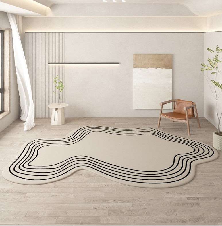 Moderná minimalistická kolekcia kruhových kobercov