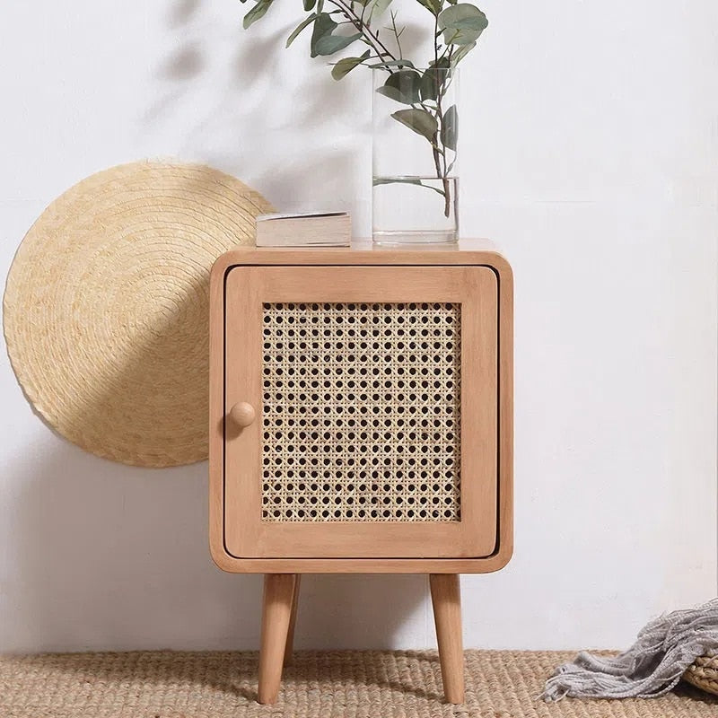El işi rattan yan masa