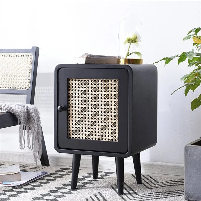 El işi rattan yan masa