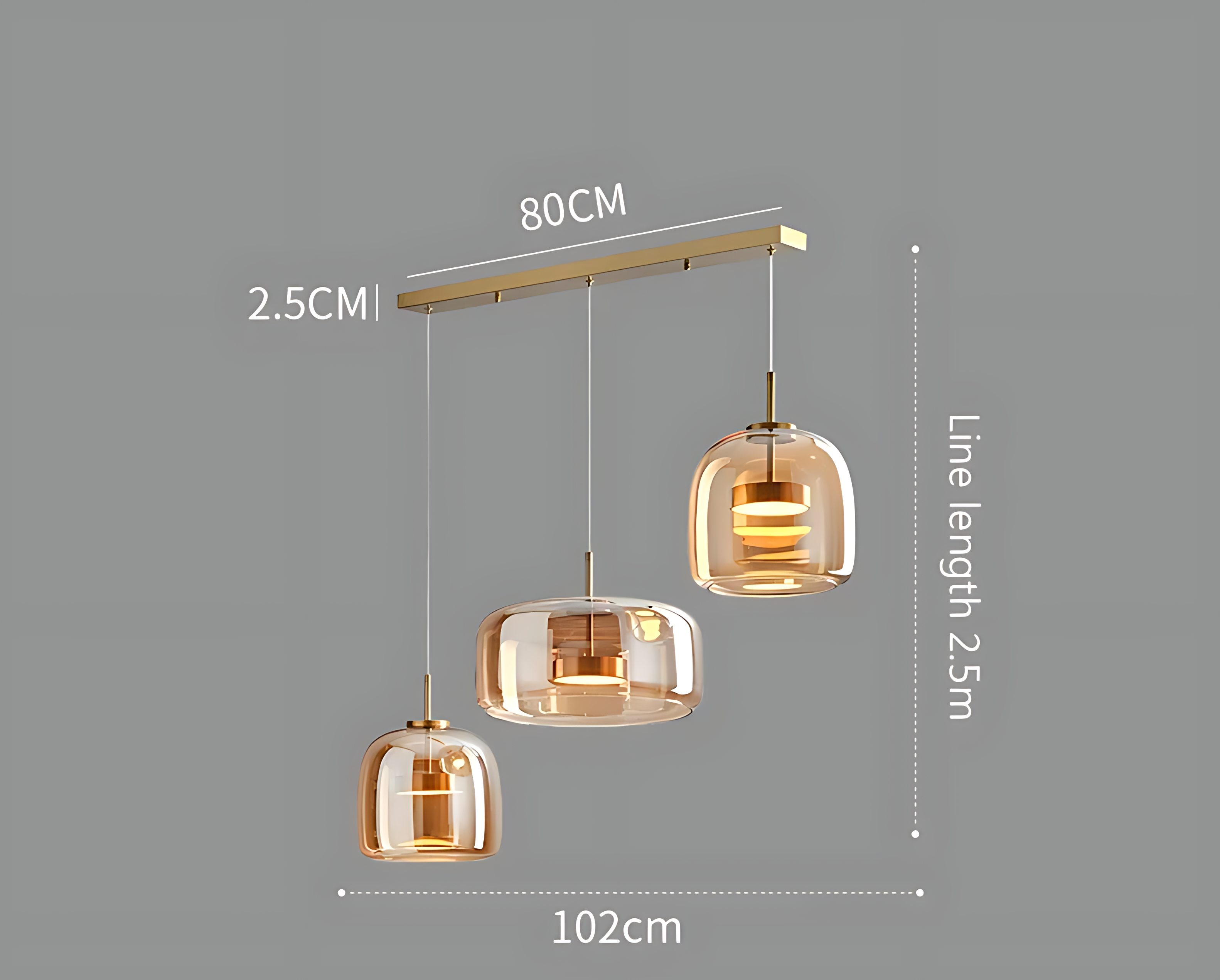 Vetro Trio Lux