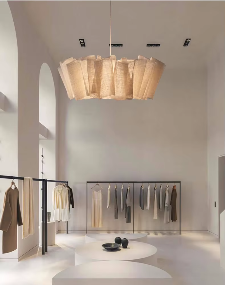 Kumo Linen Pendant Lamp