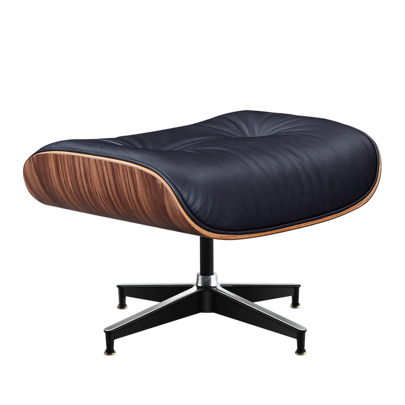 Sillón Camden y Otomano – Cuero de Grano Completo
