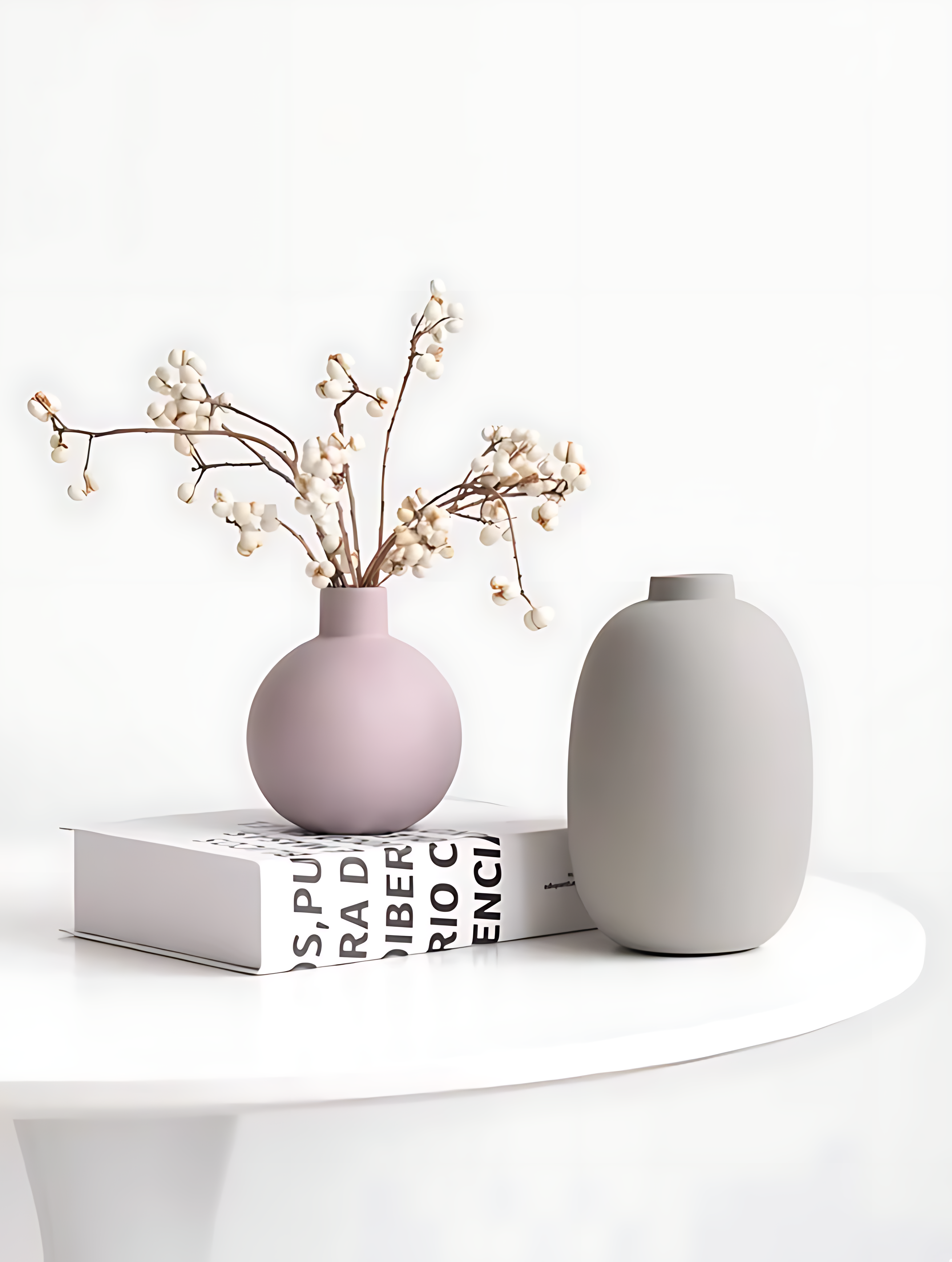 Kolekcja fińskich ceramicznych wazonów Verve