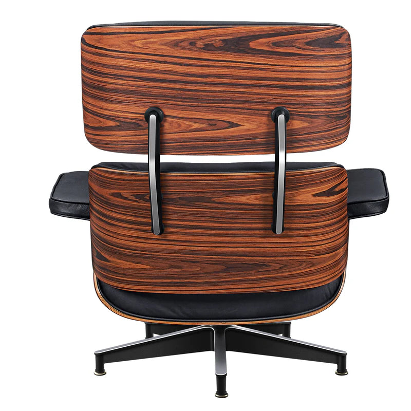 Sillón Camden y Otomano – Cuero de Grano Completo