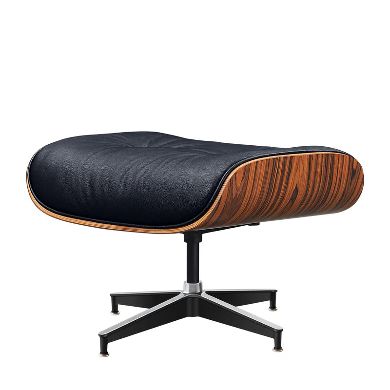 Sillón Camden y Otomano – Cuero de Grano Completo