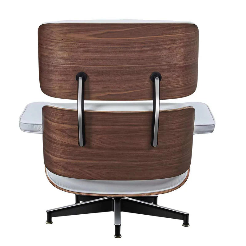 Sillón Camden y Otomano – Cuero de Grano Completo