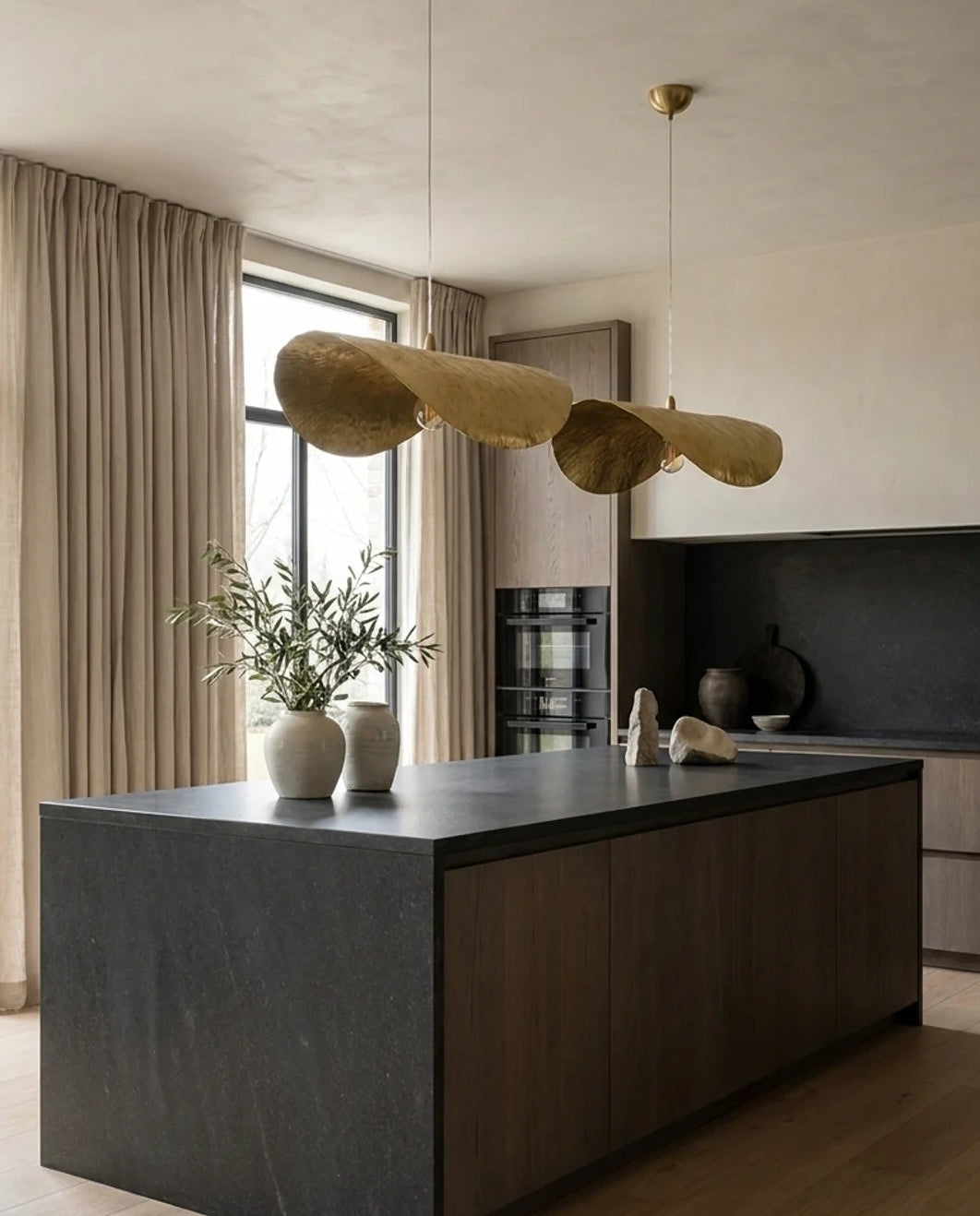 Copper Arc Pendant Lamp