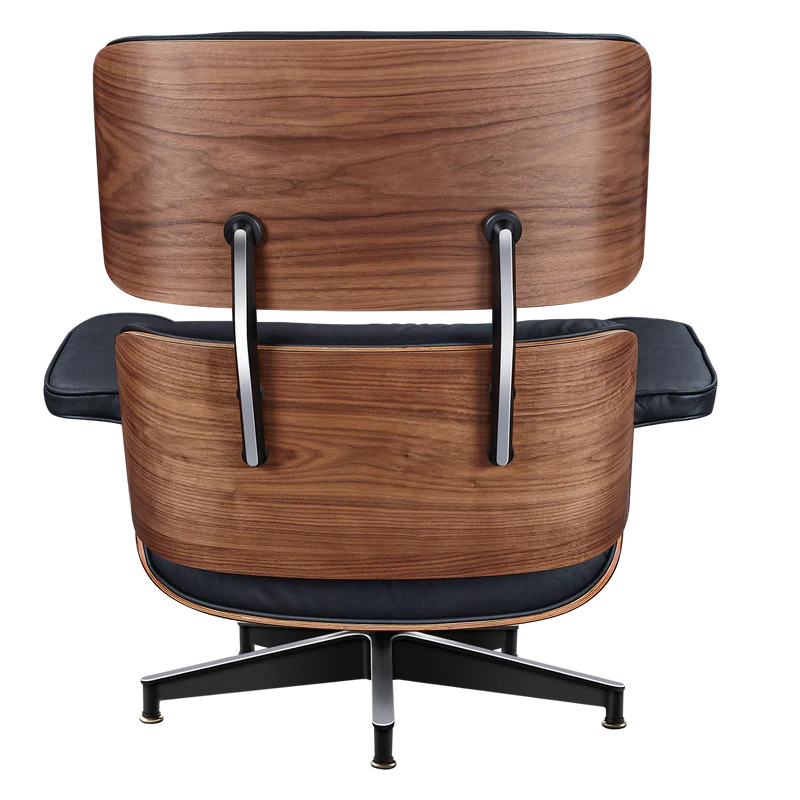 Sillón Camden y Otomano – Cuero de Grano Completo
