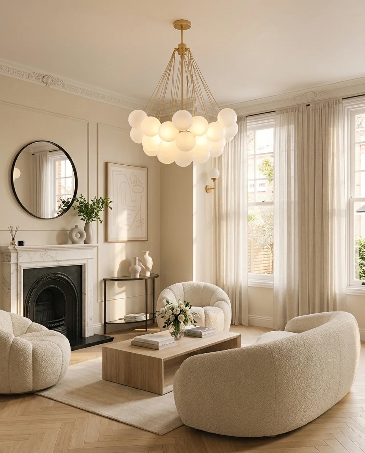 Lampadario Perla Louise