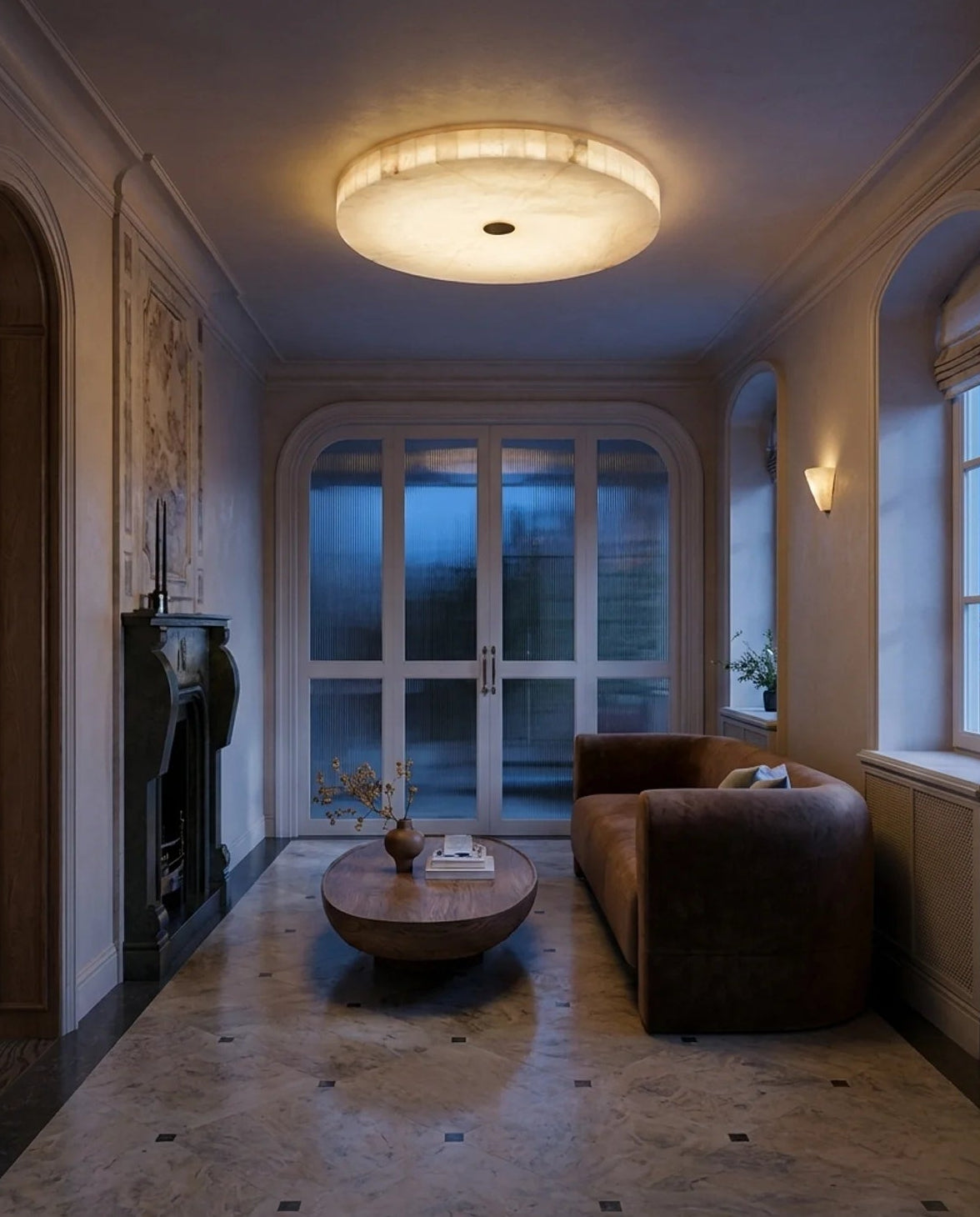 Lorenza Ceiling Lamp - Premium Natural Marble