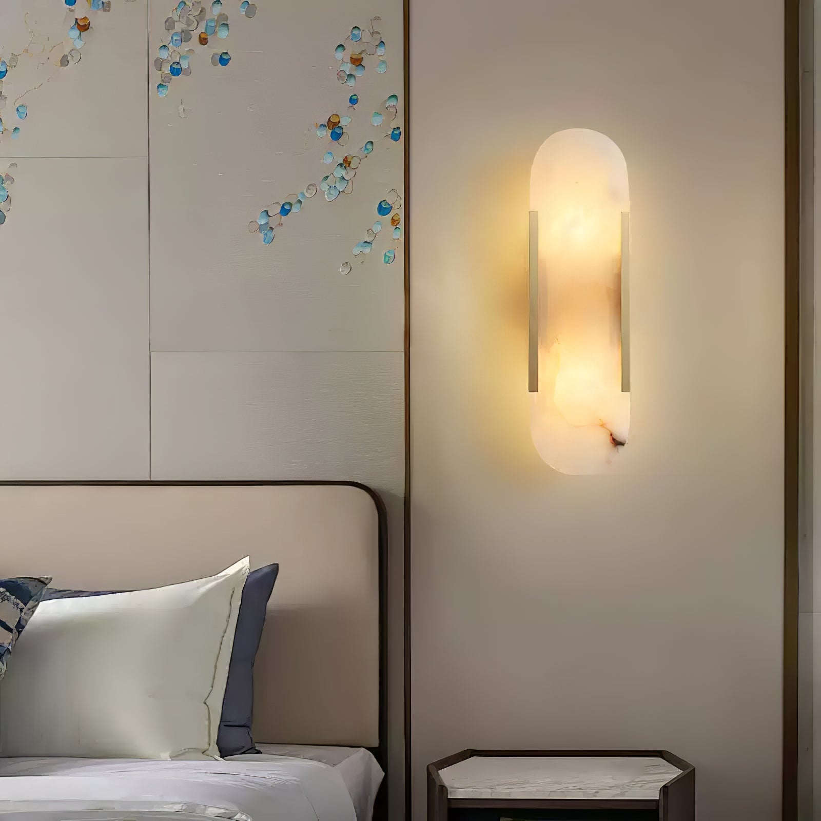 Melange Wall Lamp – Marble Natural Stone