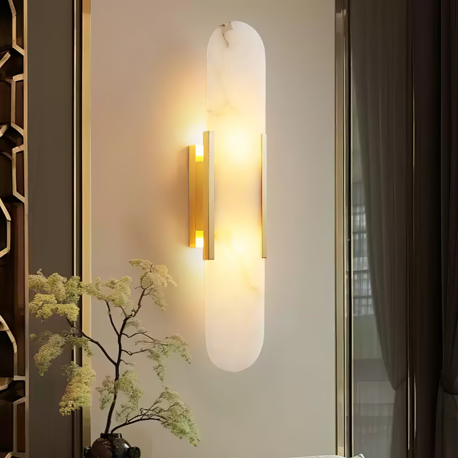 Melange Wall Lamp – Marble Natural Stone