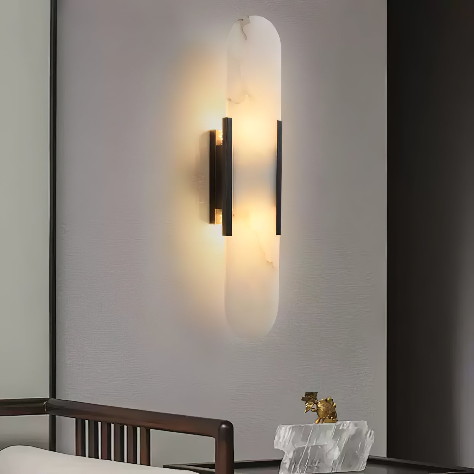 Melange Wall Lamp – Marble Natural Stone