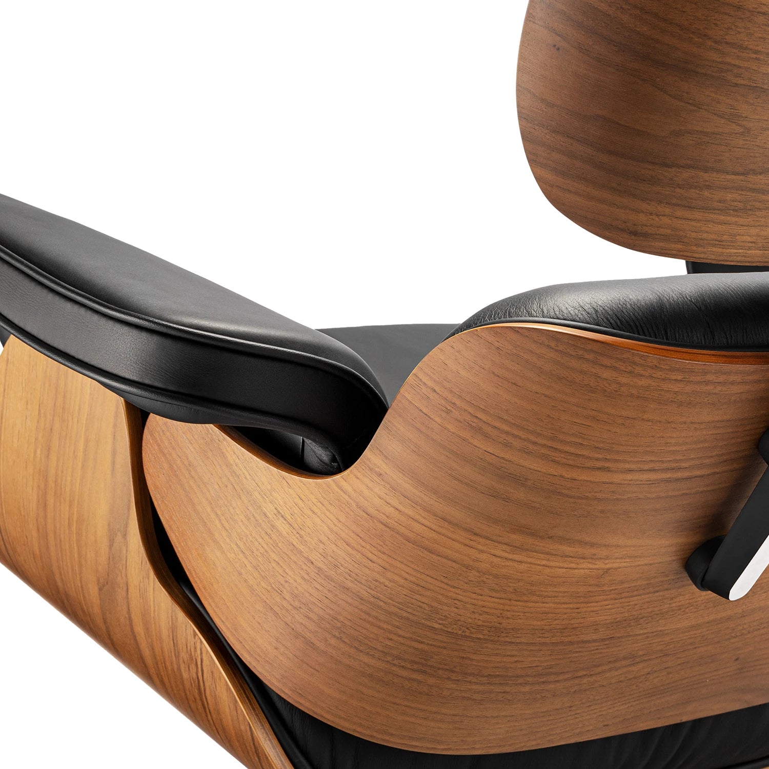 Sillón Camden y Otomano – Cuero de Grano Completo