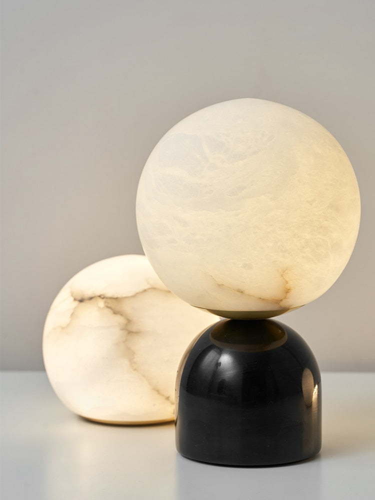 Etruscan Marble Table Lamp