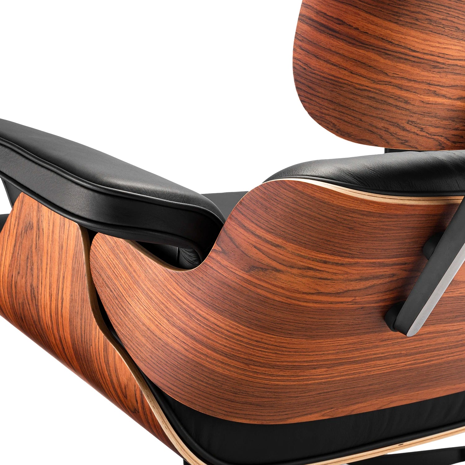 Sillón Camden y Otomano – Cuero de Grano Completo